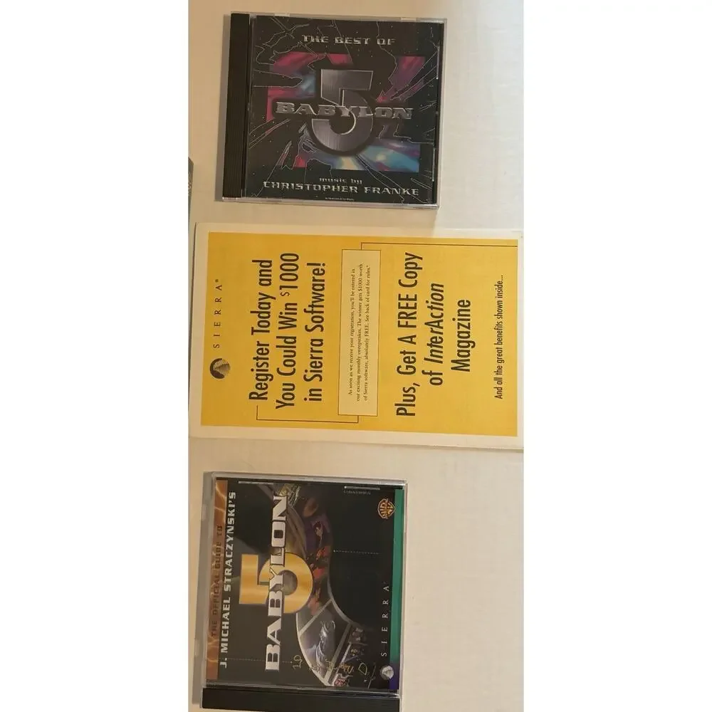 Official Guide to Babylon 5 for PC Win 95 and MAC CD BOXED